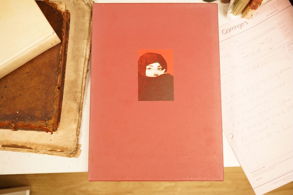 Tiberi, Jean & Others - Maria Callas: Une femme, une voix, un mythe ... boxed catalogue to accompany the exhibition at the Salle Saint-Jean, Hotel de Ville de Paris, 1998. *contents: booklet (as titled above, illus. 38pp